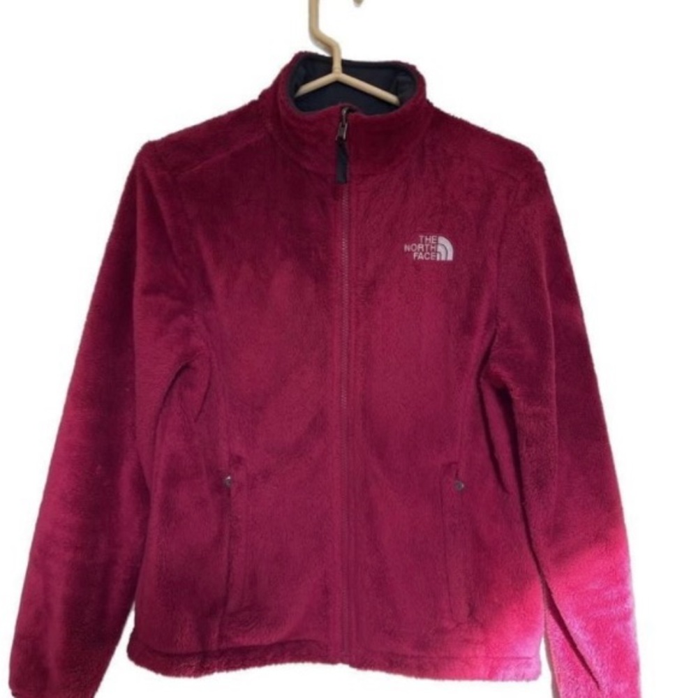 The North Face Women's Osito Full Zip‎ Fleece Jacket in Fuchsia Pink